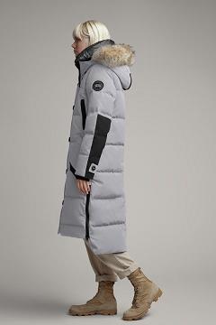 Chamarras Canada Goose Mujer Outlet - Aldridge Abrigos Black Label Blancos AQ7648015